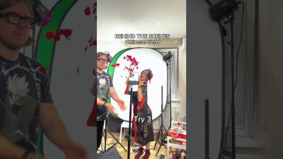 Behind the scenes CHINE trend makeup transition chinesetrend