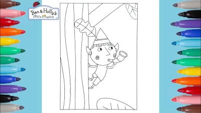 Ben Elf Coloring Pages  Ben and Hollys Little Kingdom 
