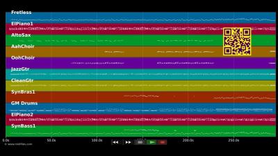  Boogie On Raggae Woman  Stevie Wonder MIDI individual tracks 