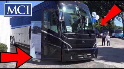 Brand New 2018 MCI J4500 Luxury Coach Inside Outside Engine Compartment  Driver Area