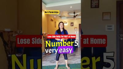 Burn Side Fat Quickly at Home  Powerful Yoga for Slim Waist fitness yoga shorts