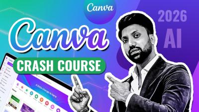 Canva AI Crash Course 2026  Complete Canva Tutorial HindiUrdu Beginner to Pro