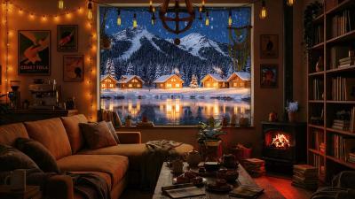 Deep Sleep Music Smooth Jazz Instrumental  Winter Ambience to Fall Asleep Fast