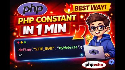 Define constants in Php  phpechos
