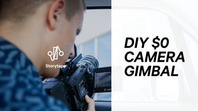 DIY 0 CAMERA GIMBAL STABILIZER  How To Shoot Buttery Smooth Footage On Zero Budget