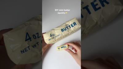DIY Mini butter squishy diy craft squishy diycrafts craftideas