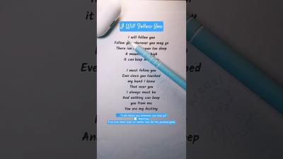 Easy English Karaoke  I Will Follow You  Sing  Learn English
