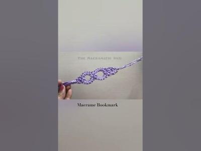Easy Macrame Bookmark Tutorial