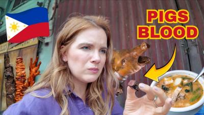 Eating Filipino Foods I Was TERRIFIED To Try  Cebu City Tour