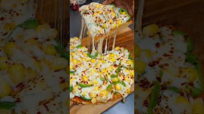 Healthy aur testy Suji Pizza pizza shorts shortsfeed food recipe cooking trending