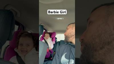 How I sing along to songs I dont even know Barbie Girl shorts barbiegirl 2yearsold funny