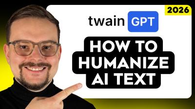 How to Humanize AI Text in 2026  TwainGPT Tutorial