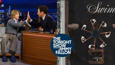 Jimins Version of Swim Becomes Jimmy Fallons Favorite Slow RB Song Steals the Show