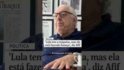 Lula tem a máquina mas elaestá fazendo fumaça diz Afif