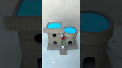 making clay mini house Beautiful shorts video viral