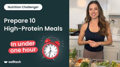 Meal Prep Challenge  Prep 10 HighProtein Meals in Under One Hour  Welltech