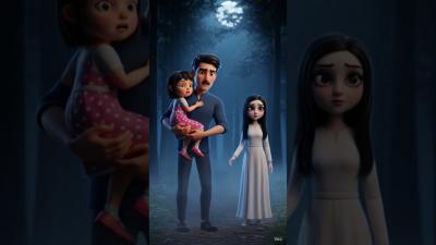 Midnight Forest Ghost Encounter  Scary Story Animation hindihorror