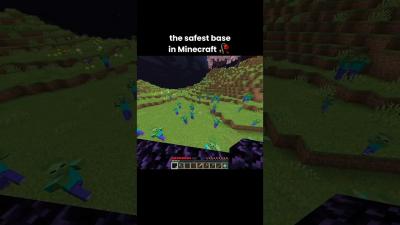 Minecraft Safest Nether Portal Base Moment