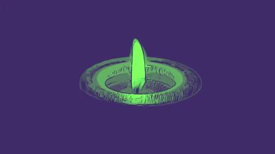 Neon Green Candle Ambience 12 Hours Dark Purple Night Focus