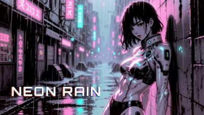 NEON RAIN  12Hour 80s Dreamcore  Ghostly Synths for Deep Sleep
