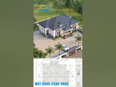 Nhà vườn hệ ngang phong cách hiện đại. nâng tầm không gian sống