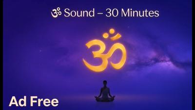 Om Chanting 30 Minutes AdFree  Sleep Stress Relief  Cosmic Numerology Energy om sleep