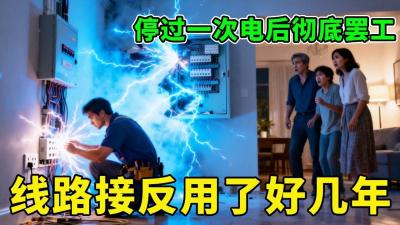 客户用了几年的插座反复跳闸拆开一看居然接反了这几年居然都没出问题城阳电工电路