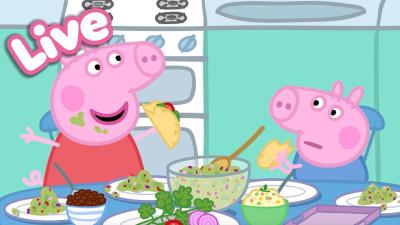  Peppa Pig Best Bites LIVE Peppas Food  Cooking Moments  Tales Full Episodes 247