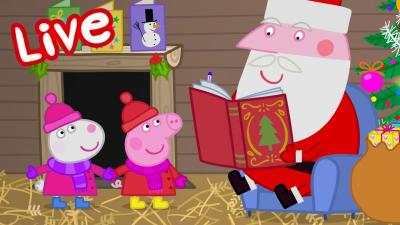  Peppa Pig CHRISTMAS 2025 LIVE Winter Fun Full Episodes  Kids Cartoons 