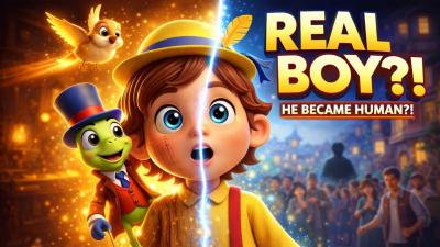 Pinocchios Dangerous Journey  Kids Animation  Bedtime Stories for Children