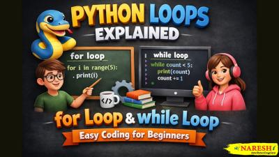 Python Loops Explained for Loop  while Loop Easy Coding For Beginners  Python for AI Jobs 2026.