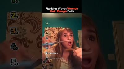 Ranking Worst Women Haircuts Bangs Fails shorts