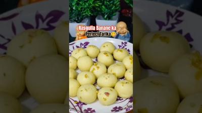 Rasgulla Banane ka Perfect Tarika Full Proof Recipeviralrecipe shortsfeedtrendingyoutubeshorts