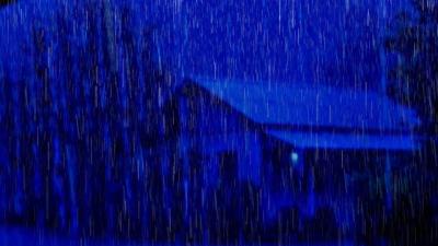 Relaxing Rain and Distant Thunder Sleep and Focus Ambience