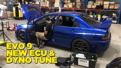 Return of the Evo 9 to the Dyno