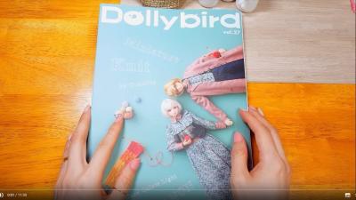 Review이브냥의 Dolly Bird 27 돌리버드 27 Special Doll Knits by Ochibits miniature micro knitting book