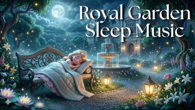 Royal Garden Sleep Music  Night Nature Sounds for Deep Sleep  Relaxation
