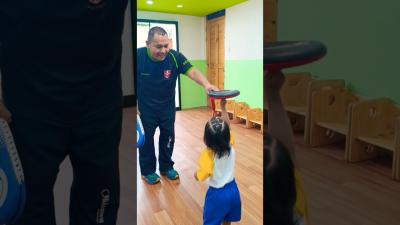 Saltando y aprendiendo Karate Pre Kinder 2026