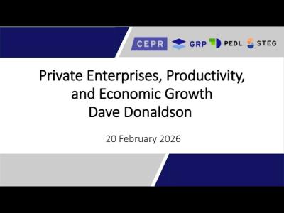 Session 3  STEGPEDL Virtual Course  Private Enterprises Productivity and Economic Growth