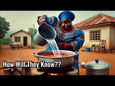 She Washed Down Her Stew With Water Until Lent Came...folktales africantales