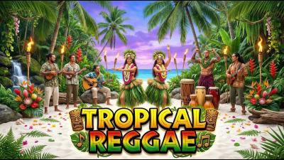 Slow Reggae Live 2026 Smooth Tropical Chill Music for Beach Relaxation and Positive Energy