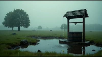  Soft Rain Over Quiet Fields  Peaceful Nature Ambience for Sleep Focus  Relaxation
