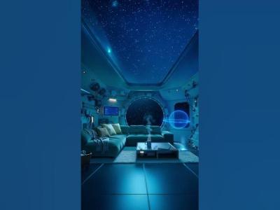 Space Lounge Spaceship Sounds for Deep Space Relaxation shorts space ambience