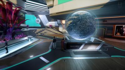 Star Citizen Ambience  New Babbage Calliope Monument  Clean City Sounds  Hologram Hum