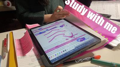 STUDY WITH ME 2hrs  Background noiseno musicno break  ASMR  real timemotivation