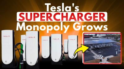 The 80000th Stall Inside Teslas Massive New Solar Supercharger Site