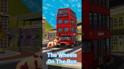 The Wheels on the Bus Go Round and Round Shorts  Super Simple Songs
