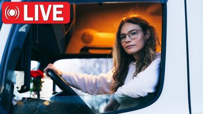 Truck girl LIVE  Day in the life of a GIRL trucker