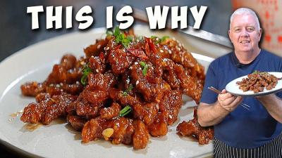 Why Chinese Crispy Shredded Beef Is So Crunchy