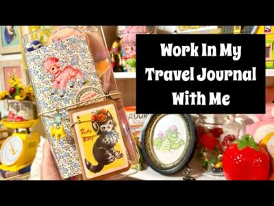 Work In My Hobonichi Weeks Travel Planner  Journal With Me  Junk Journal Idea